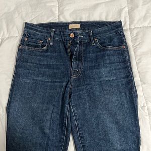 High waisted blue Mother jeans size 29
